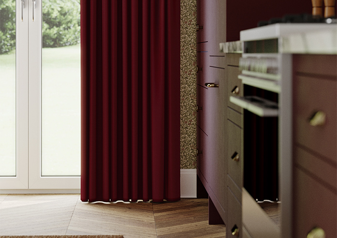 Kyoto Faux Silk, Holly - Made to Measure Curtains - Image 5